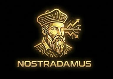 Логотип торговой ИИ-платформы Nostradamus